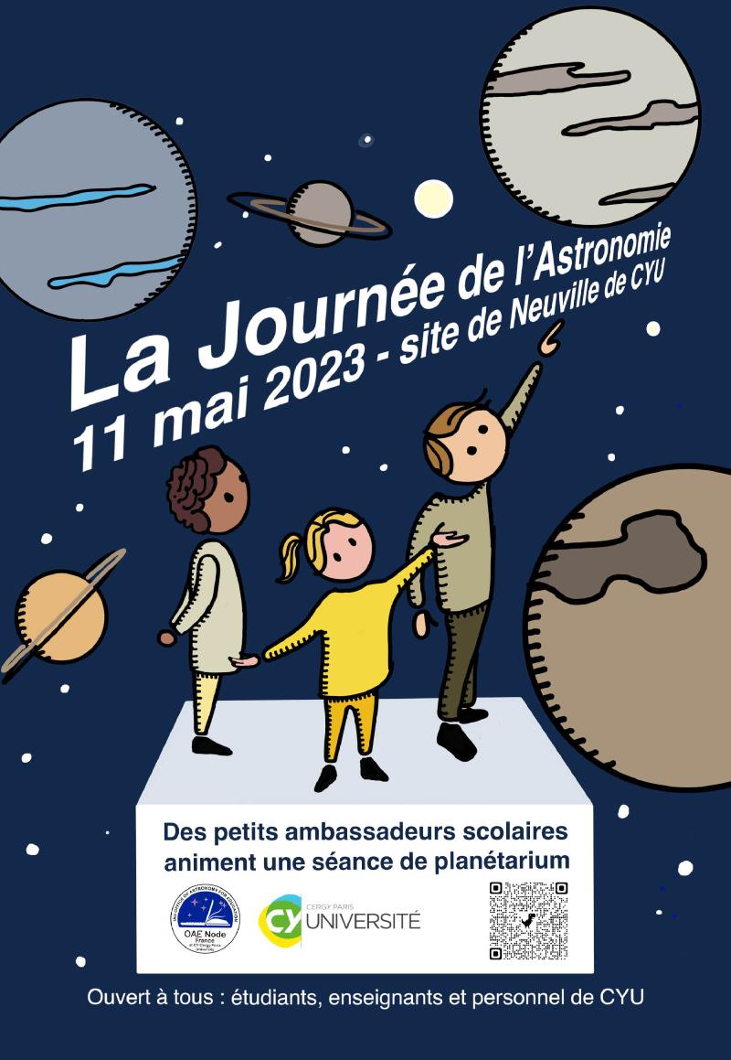 Affiche de la Journée de l'astronomie 2023