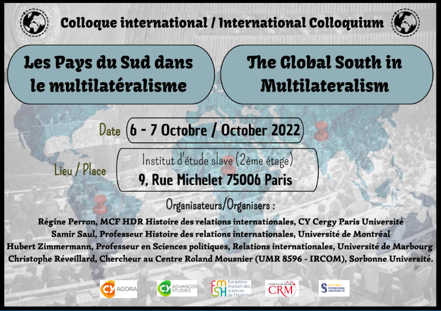 Colloque international Les Pays du Sud dans le multilatéralisme