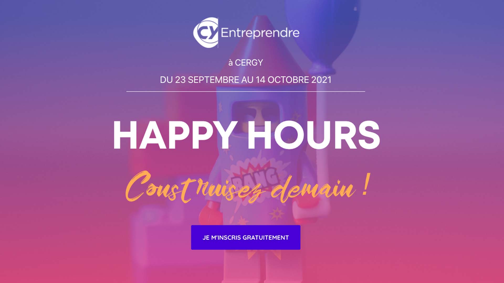 CY Entreprendre happy hours