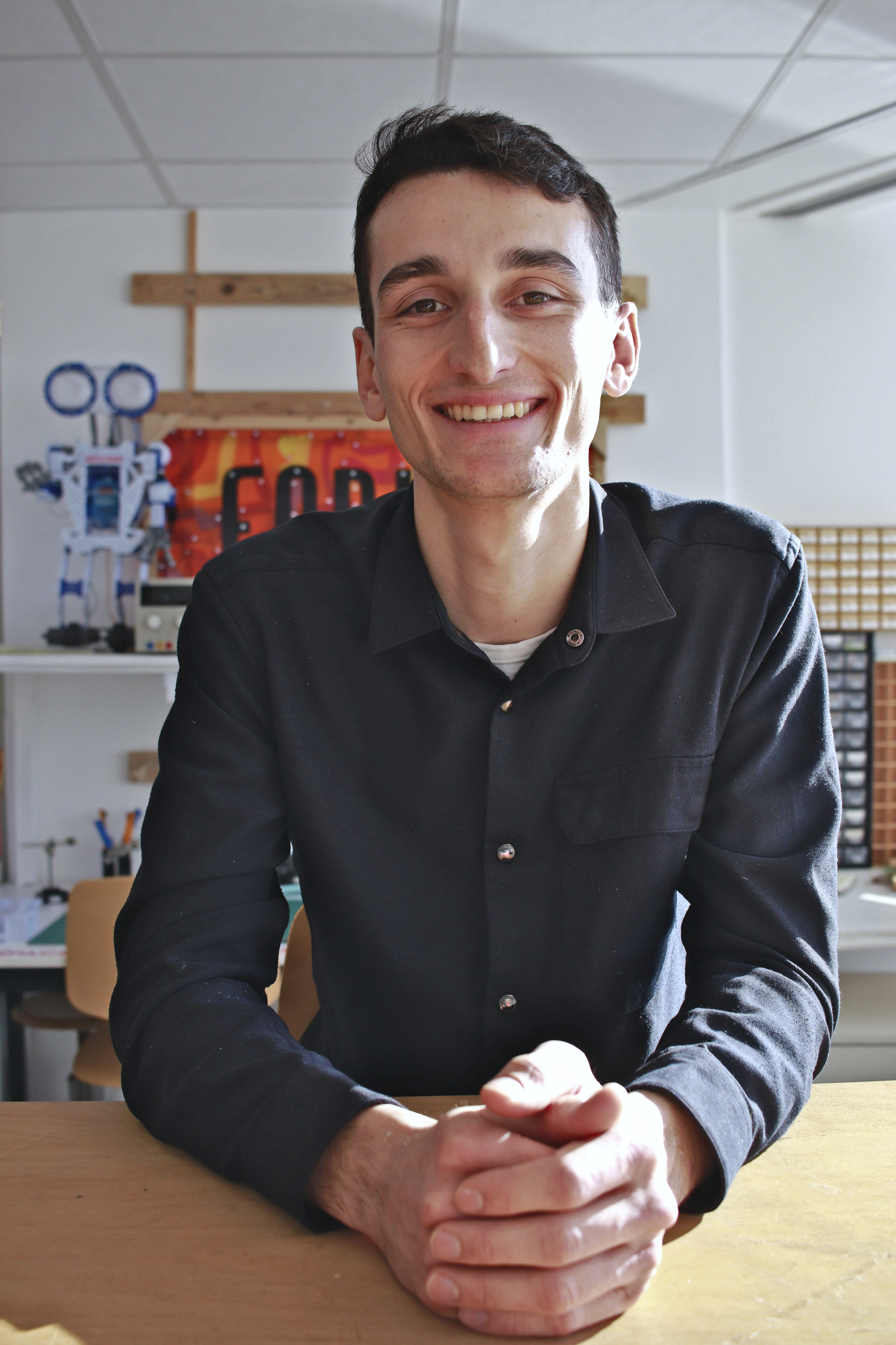 Enzo Fontanet, doctorant au laboratoire Agora