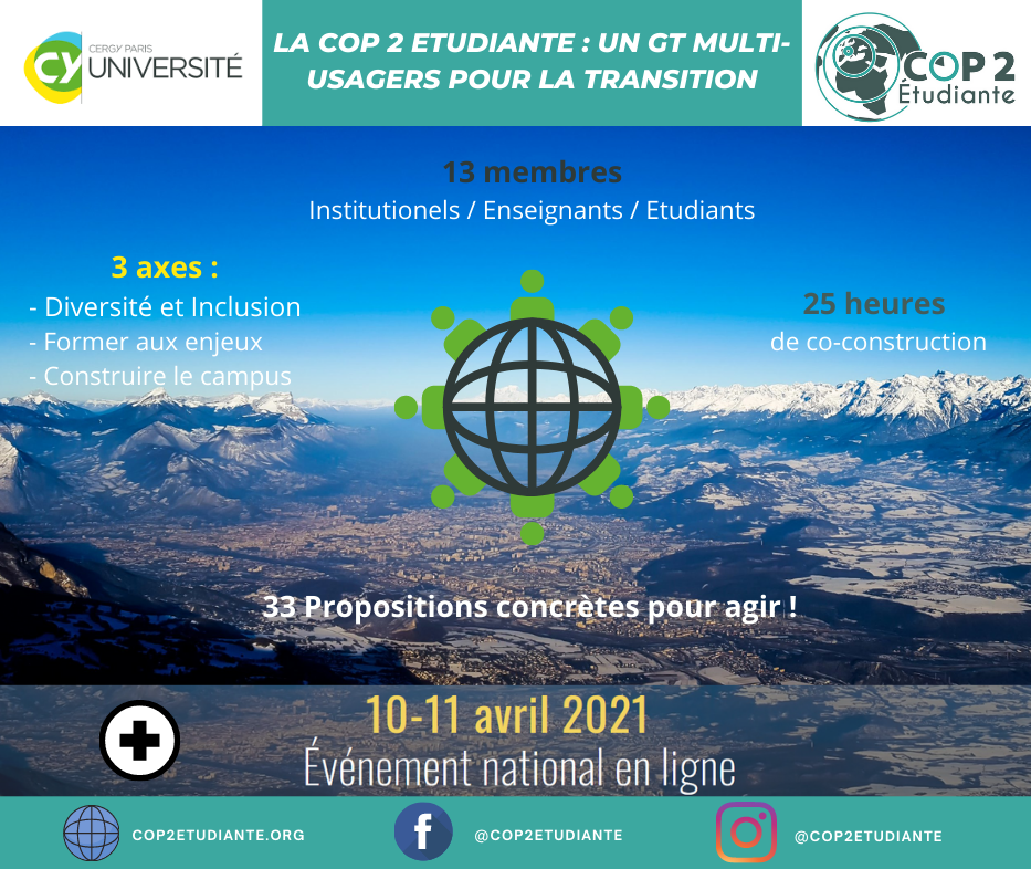 COP2 Etudiante x CY Cergy Paris Université