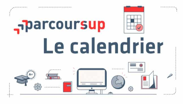 Le calendrier parcoursup