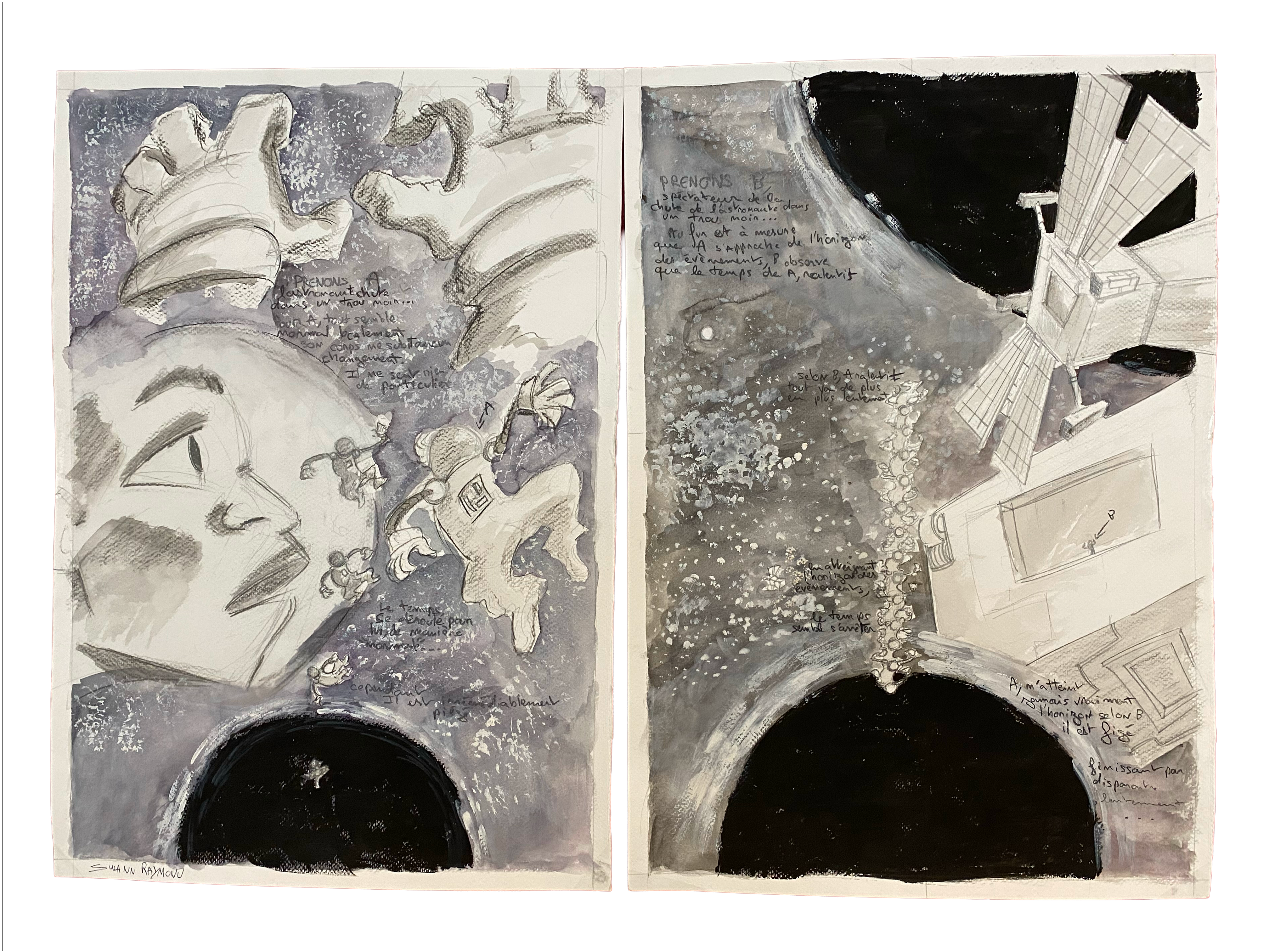 Planche de BD Swann RAYMOND