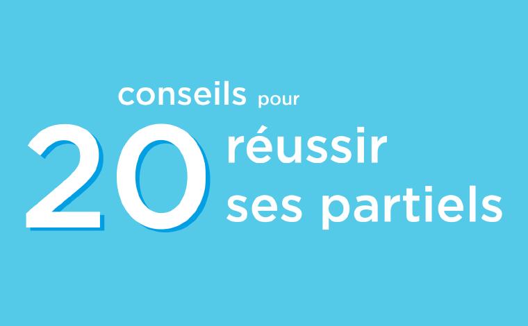 20 conseils pour réussir ses partiels