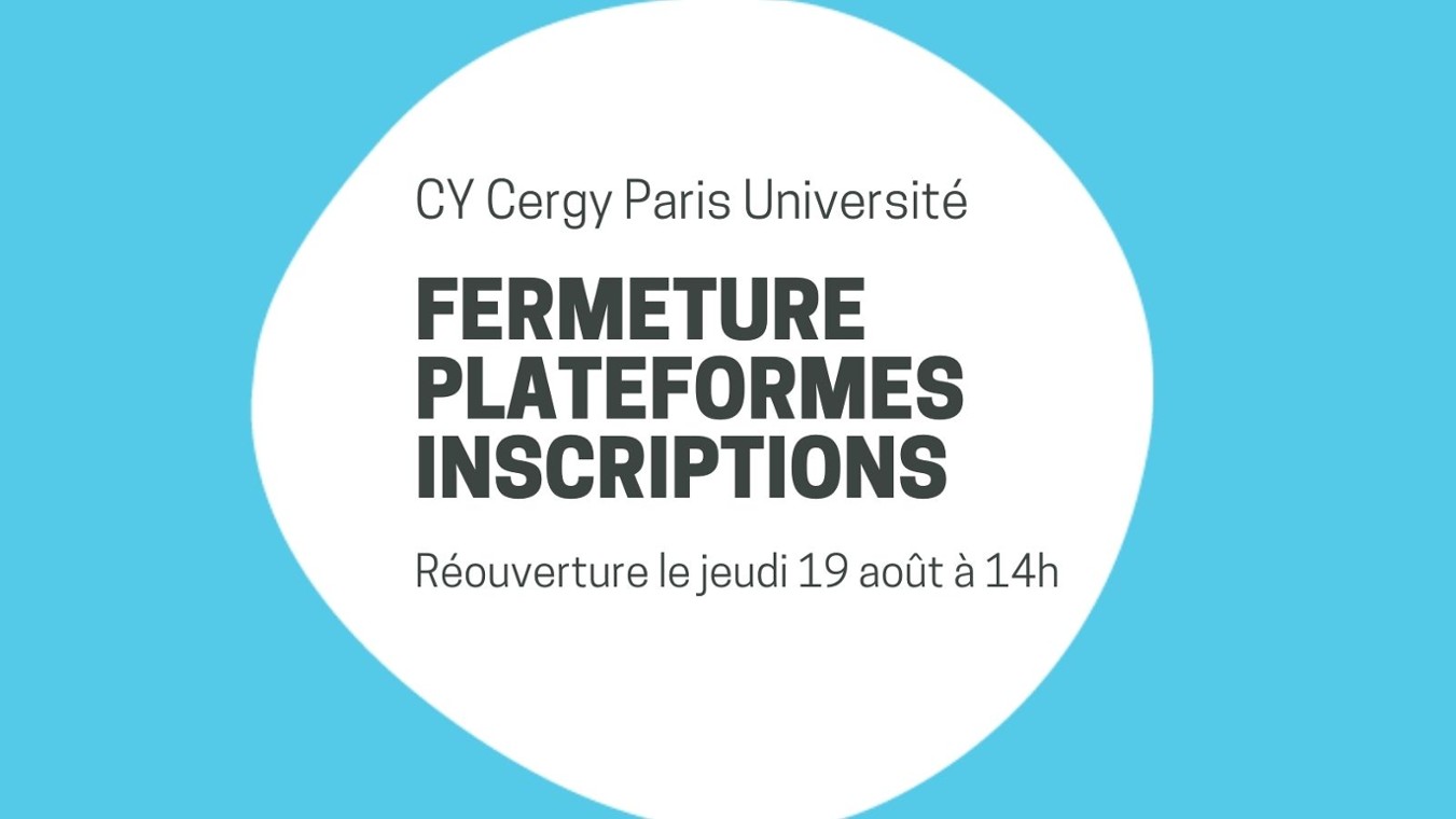 S'inscrire à CY Cergy Paris Université