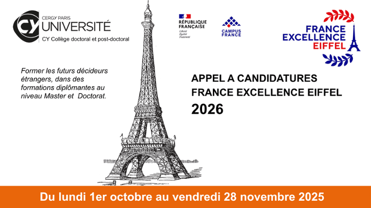 Bourse d'Ecellence Eiffel 2026/2027