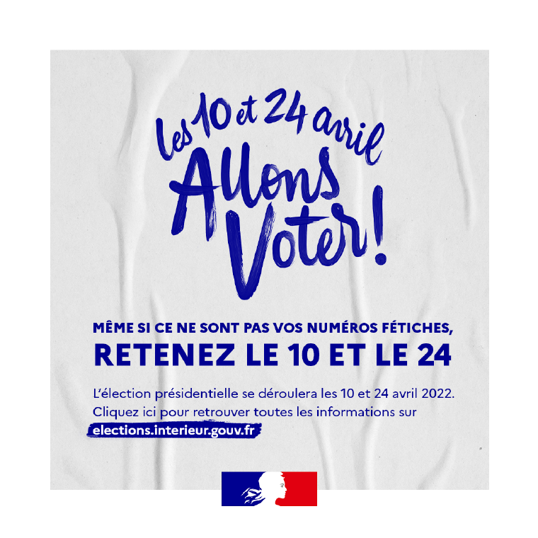 Présidentielle 2022 : allons voter