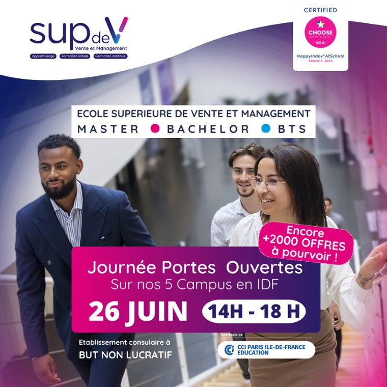 Journée portes ouvertes Sup de V spécial alternance 2025
