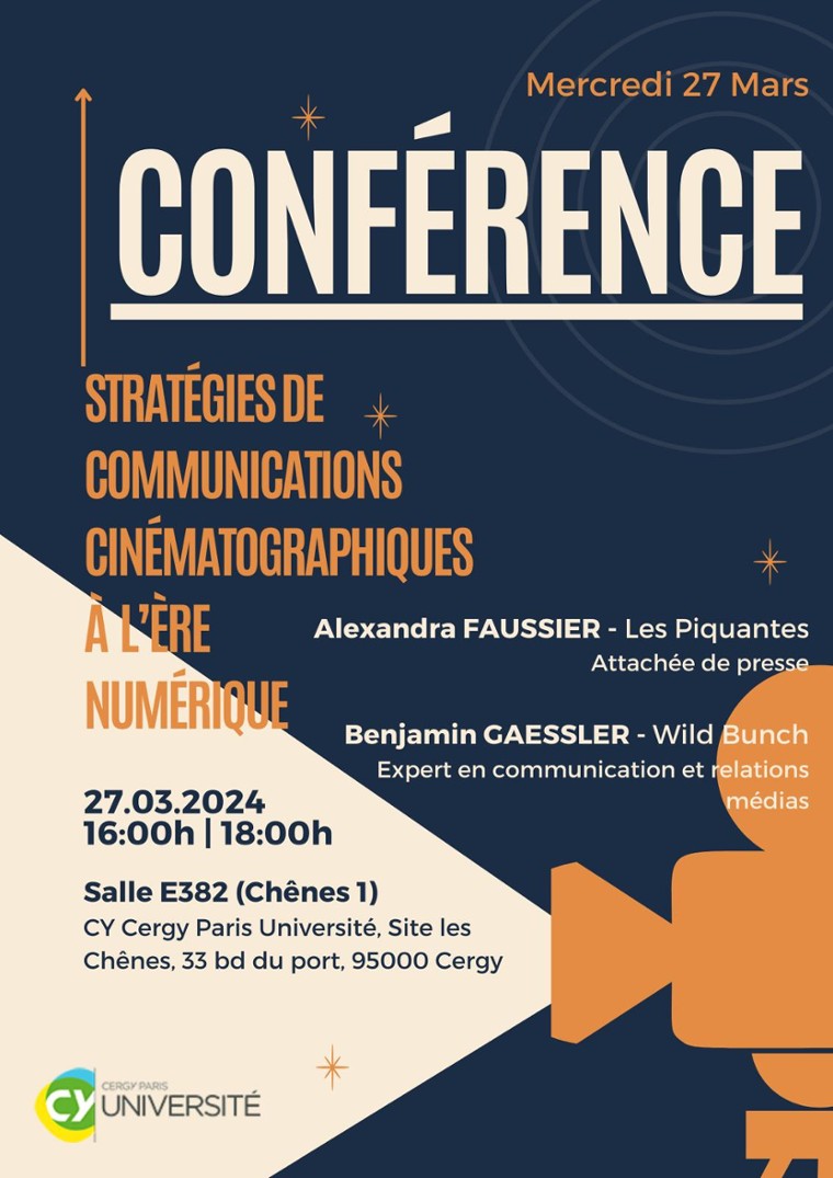 Conférence - Stratégies de communication cinématographiques à l'ère du numérique