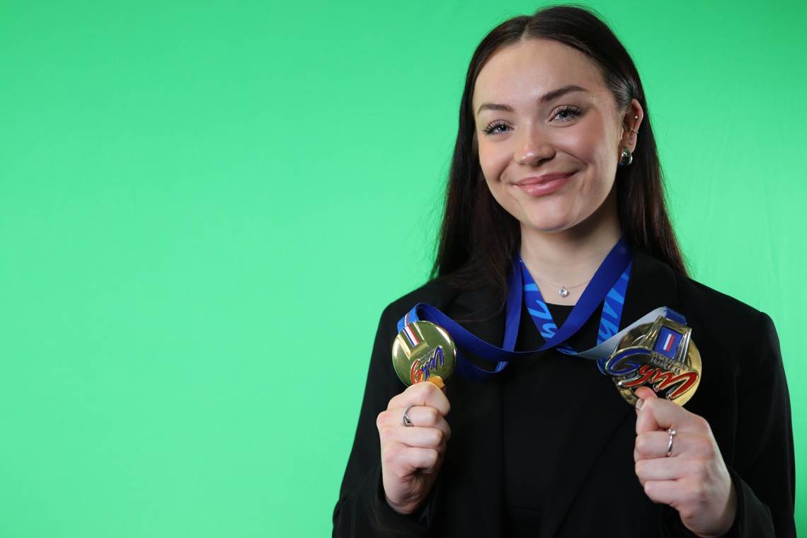 Marion Hellinck, une gymnaste des étoiles plein les yeux