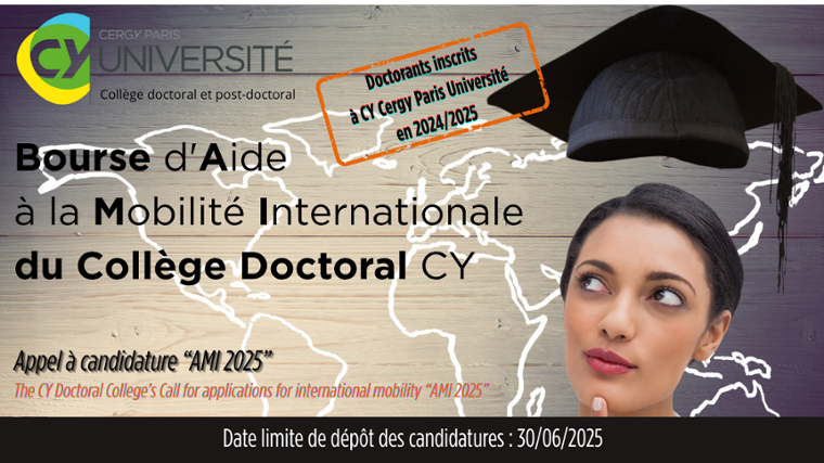 Bourse d'Aide à la Mobilité Internationale du Collège doctoral 2025