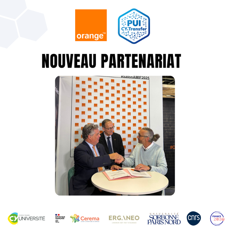 Nouveau partenariat avec le groupe Orange pour le PUI CY Transfer 