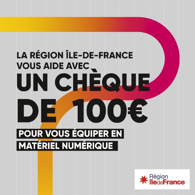 Prolongation de l'aide à l’équipement numérique de la Région Ile-de-France