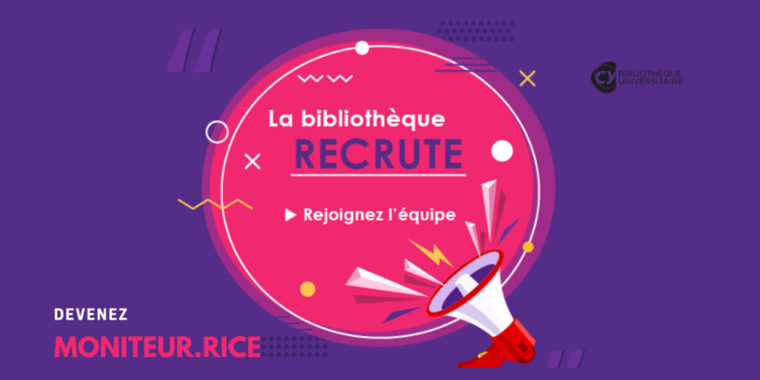 La bibliothèque universitaire de Sarcelles recrute !