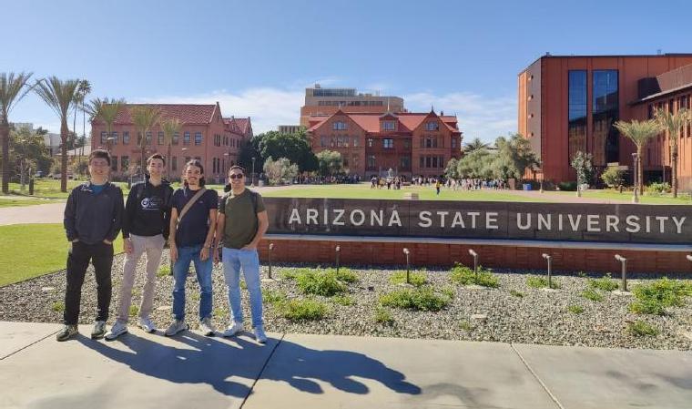 CY Tech fière d'être représentée par ses étudiants au Space Hack à l'Arizona State University