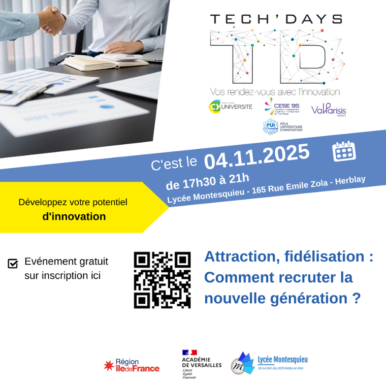 Tech'Days | Attraction, fidélisation, comment recruter la nouvelle génération ?