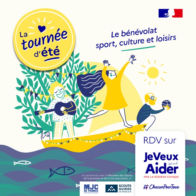 Tournée d'été 2025 JeVeuxAider.gouv.fr