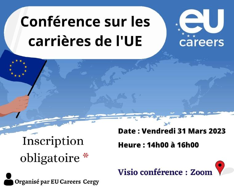 Visioconférence EU Careers sur les carrières de l'Union européenne
