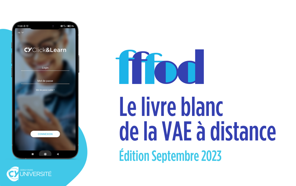 Livre blanc FFFOD VAE à distance Cergy CY Click and learn application 