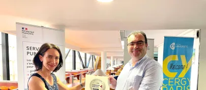 Label "Services publics +" pour le réseau des bibliothèques de CY Cergy Paris Université