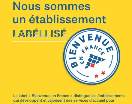 Label Bienvenue en France 2 étoiles en 2024